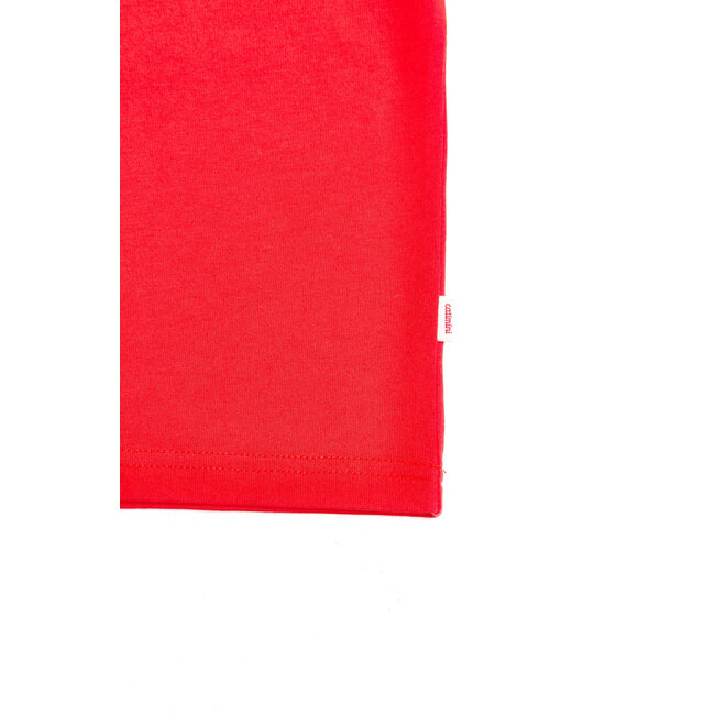 CATIMINI GIRLS FLOUNCY SLEEVE TEE W/ "LOVE" GRAPHIC