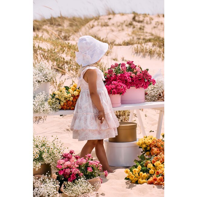 PATACHOU HAT MINI GIRL - PINK TOILE DE JOUY S25-9