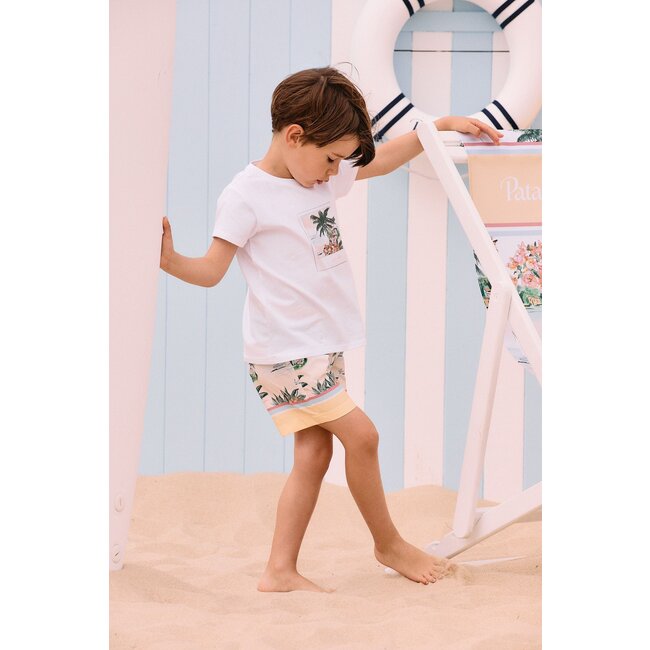 PATACHOU SHORTS SWIMWEAR BOY - SAINT-TROPEZ PRINT S25-41