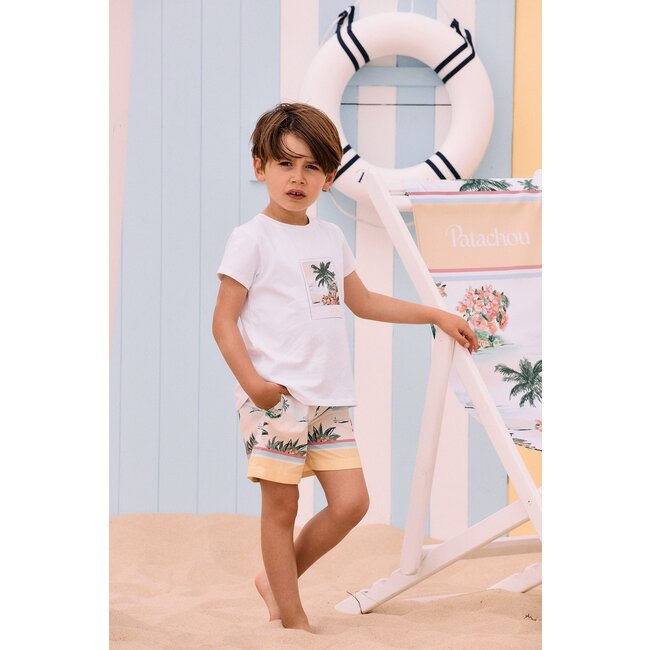 PATACHOU SHORTS SWIMWEAR BOY - SAINT-TROPEZ PRINT S25-41