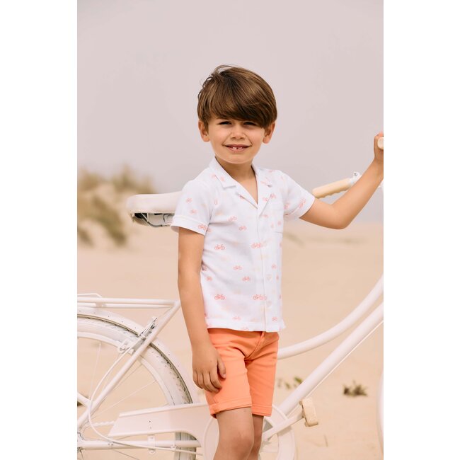 PATACHOU SHIRT MINI BOY CITY - BIKE PRINT S25-46