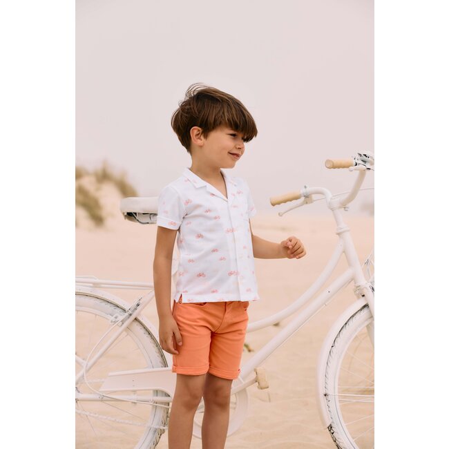 PATACHOU SHIRT MINI BOY CITY - BIKE PRINT S25-46