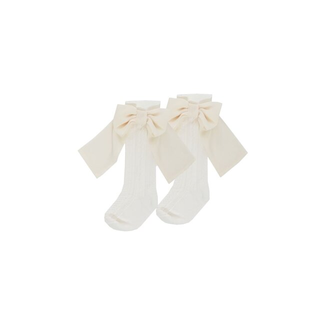PATACHOU SOCKS MINI GIRL SPECIAL OCCASION - IVORY