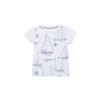 PATACHOU T-SHIRT MINI BOY CRUISE - WHITE