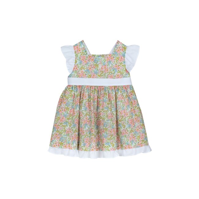 PATACHOU DRESS MINI GIRL LIBERTY - BOTANICAL LIBERTY S25-34