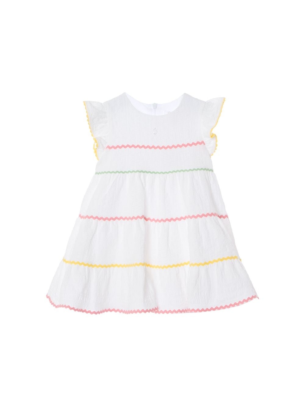 DRESS MINI GIRL COLORS - WHITE - Kidz Global Apparel Ltd.