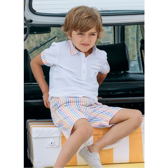 PATACHOU SET BOY HAMPTONS - MULTICOLOR STRIPES S25-45