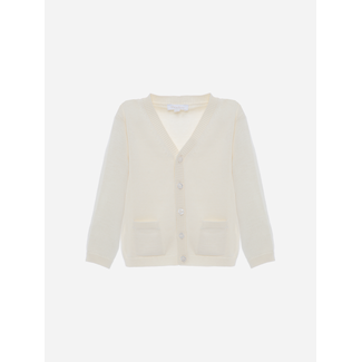 PATACHOU CARDIGAN MINI BOY SPECIAL OCCASION - ECRU