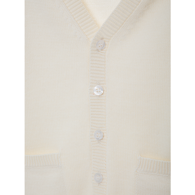 PATACHOU CARDIGAN MINI BOY SPECIAL OCCASION - ECRU