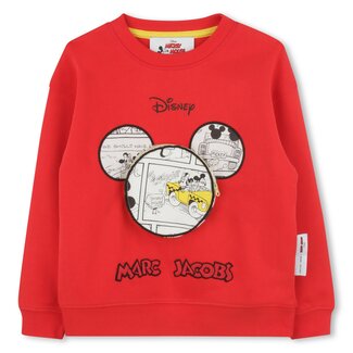 THE MARC JACOBS GIRLS BRIGHT RED SWEATSHIRT