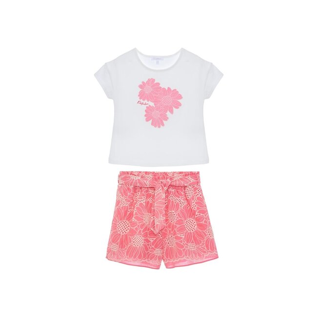 PATACHOU SET KIDS GIRL PINK CORAL