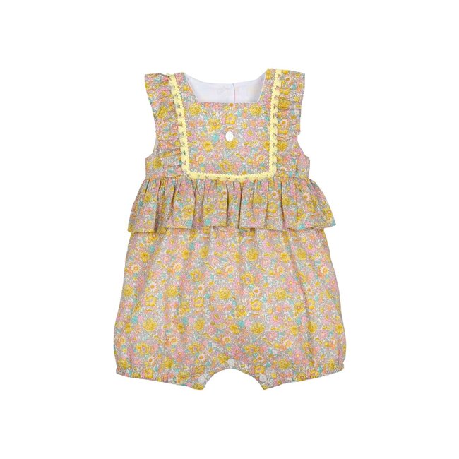 PATACHOU ROMPER NEWBORN LIBERTY - LIBERTY FLORAL S25-32