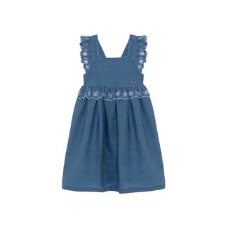 PATACHOU DRESS KIDS GIRL DENIM -BLUE DENIM