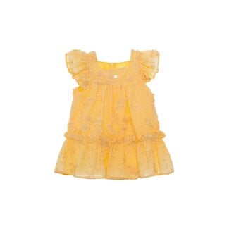 PATACHOU DRESS MINI GIRL COLORS - YELLOW