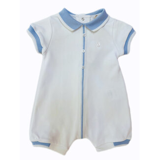 PATACHOU ROMPER NEWBORN CRUISE - LIGHT BLUE INDIGO S23-45
