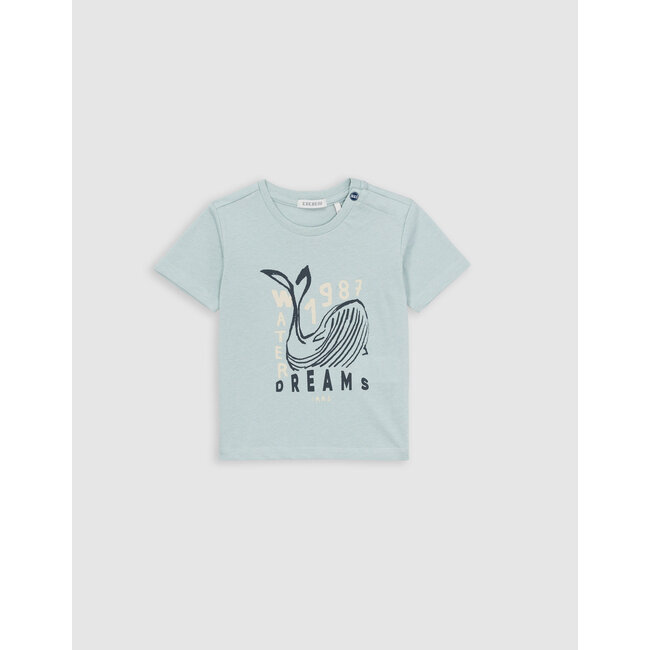 IKKS Green organic cotton baby boy whale T-shirt