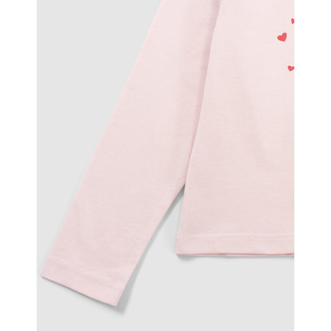 IKKS Pink t-shirt organic cotton cat in sailor for girl