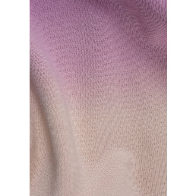 IKKS Girl's purple sleeveless deep dye sweatshirt with message