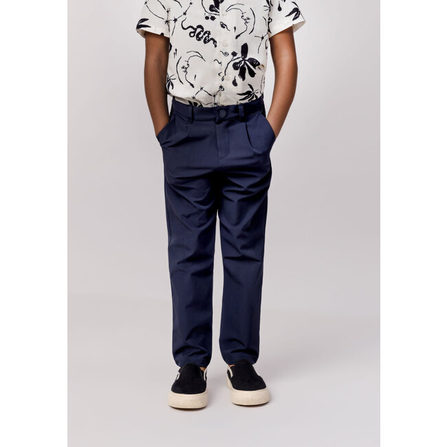 IKKS CHINO navy nylon pants for boys