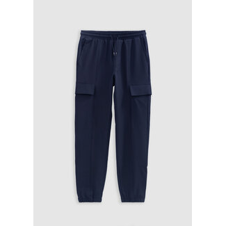 IKKS BATTLE navy nylon jogger for boy