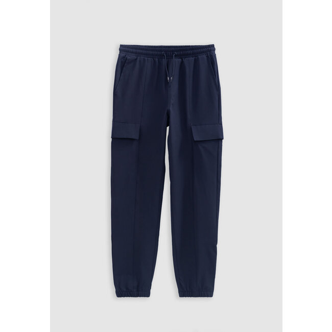 IKKS BATTLE navy nylon jogger for boy