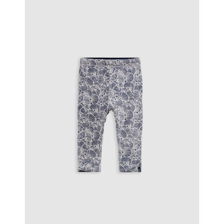 IKKS Reversible seashell and navy leggings for girls