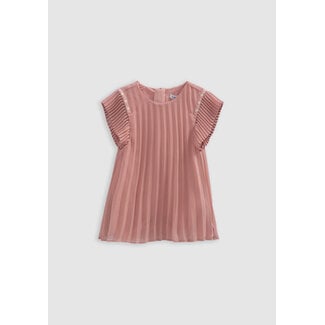 IKKS Medium pink pleated dress for girls