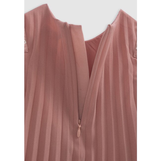 IKKS Medium pink pleated dress for girls