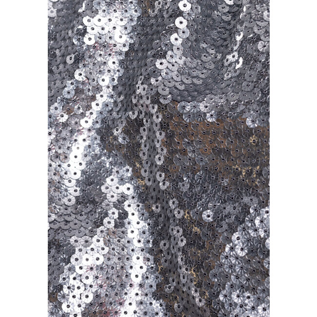 IKKS Silver sequin embroidered bomber for girl