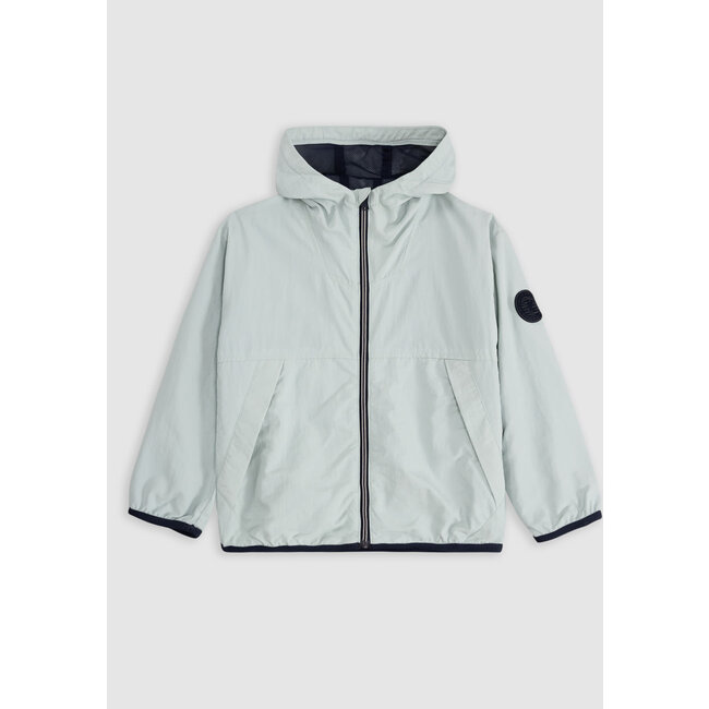 IKKS Water green recycled nylon windbreaker for boy