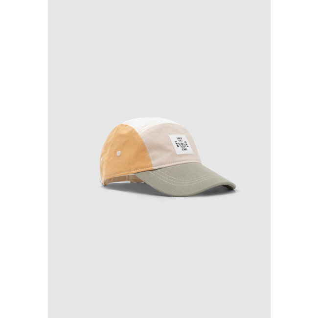 IKKS Beige cap with khaki peak for boy