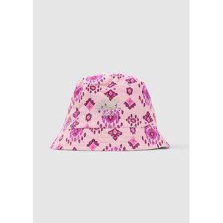 IKKS Pink bob printed ethnic maxi for girl
