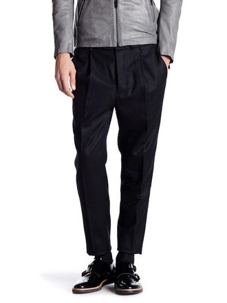 Elasticated Wool Tailor Pants