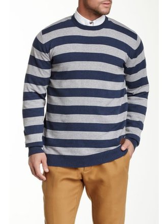 Striped O-Neck Knit L/S