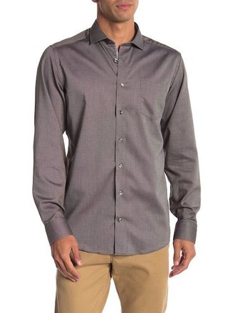 Piqué Woven Shirt L/S