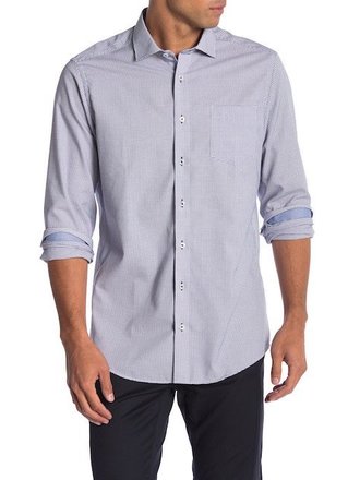 Geometric Weave Shirt L/S