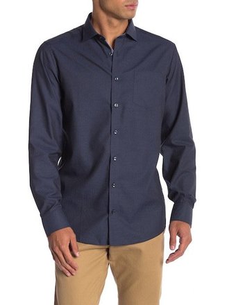 Square Pattern Shirt L/S