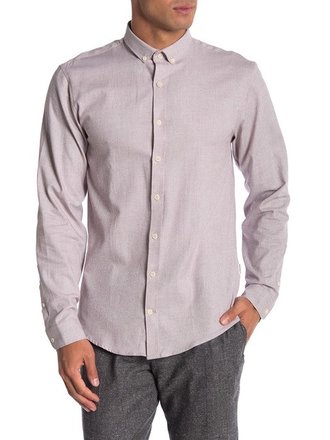 Mouliné Stretch Shirt L/S