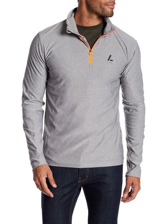 Running Tee W. Stand-Up Collar