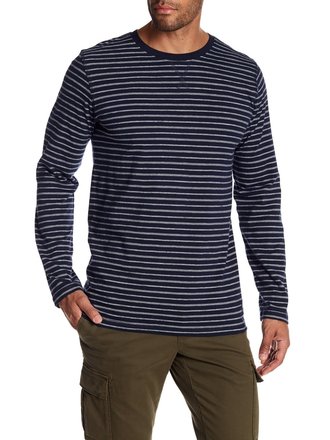 Striped O-Neck Tee L/S