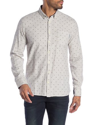 Mélange Printed Shirt L/S
