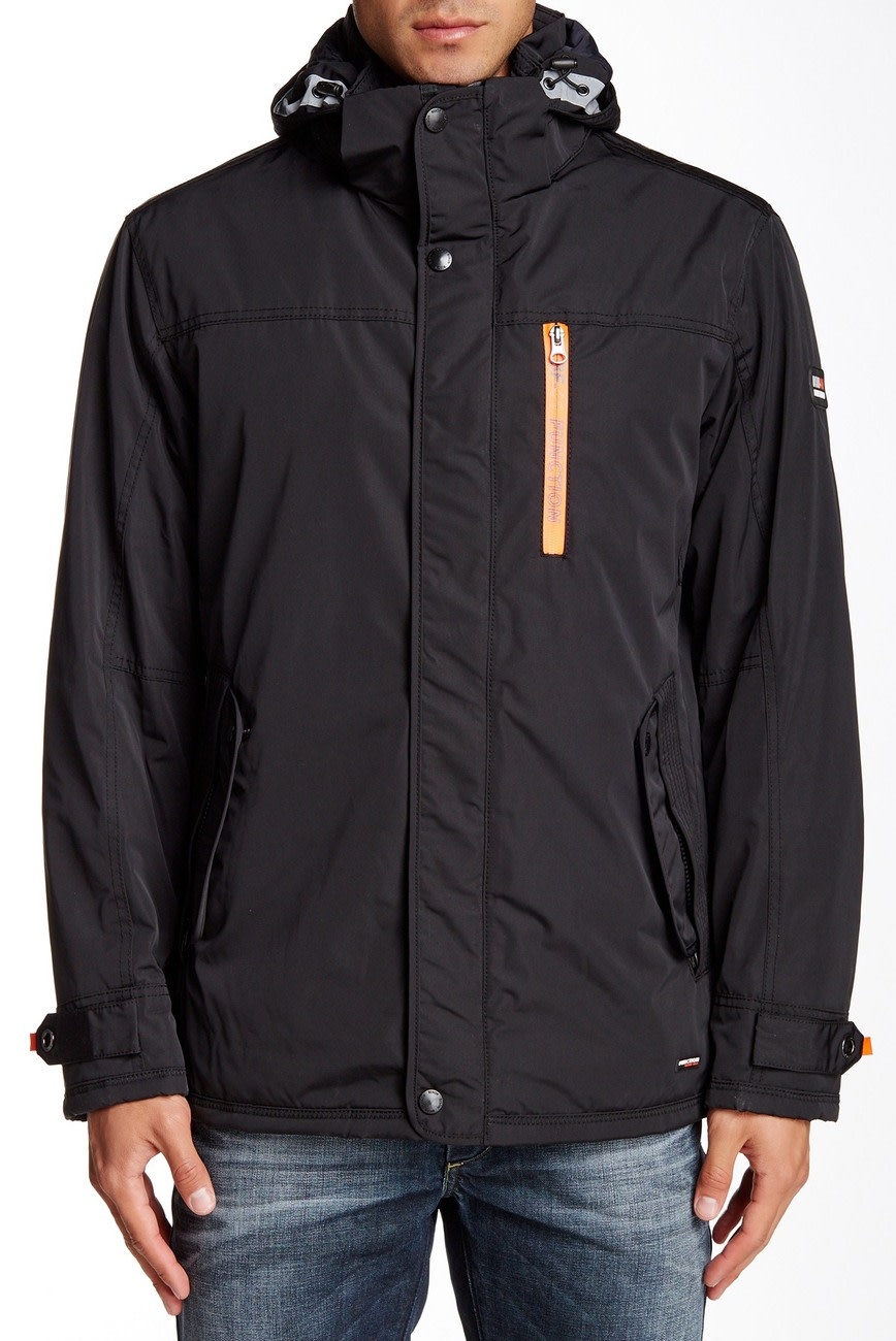 Functional jacket with patches, zealed zipper and reflective: 80-37076