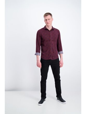 Ornamental Viscose Shirt L/S