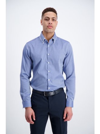 Small 3 Col. Double Collar L/S