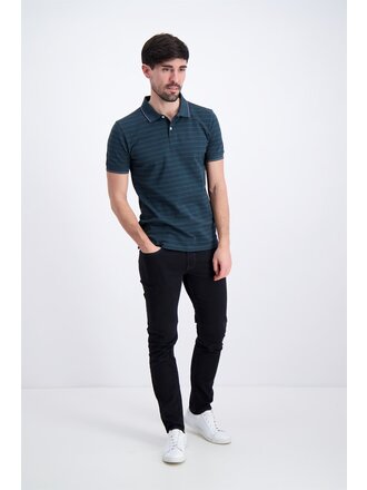 Striped Piqué Polo S/S