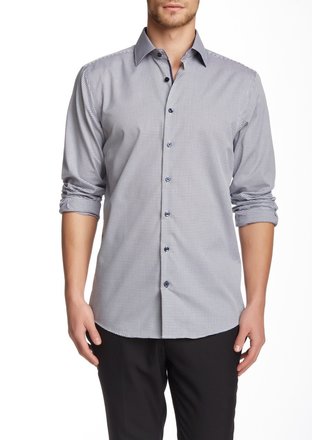 Shirt W. Cut-Away Collar L/S