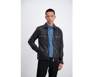 Leather Trucker Jacket Style: 60-155001US - LINDBERGH