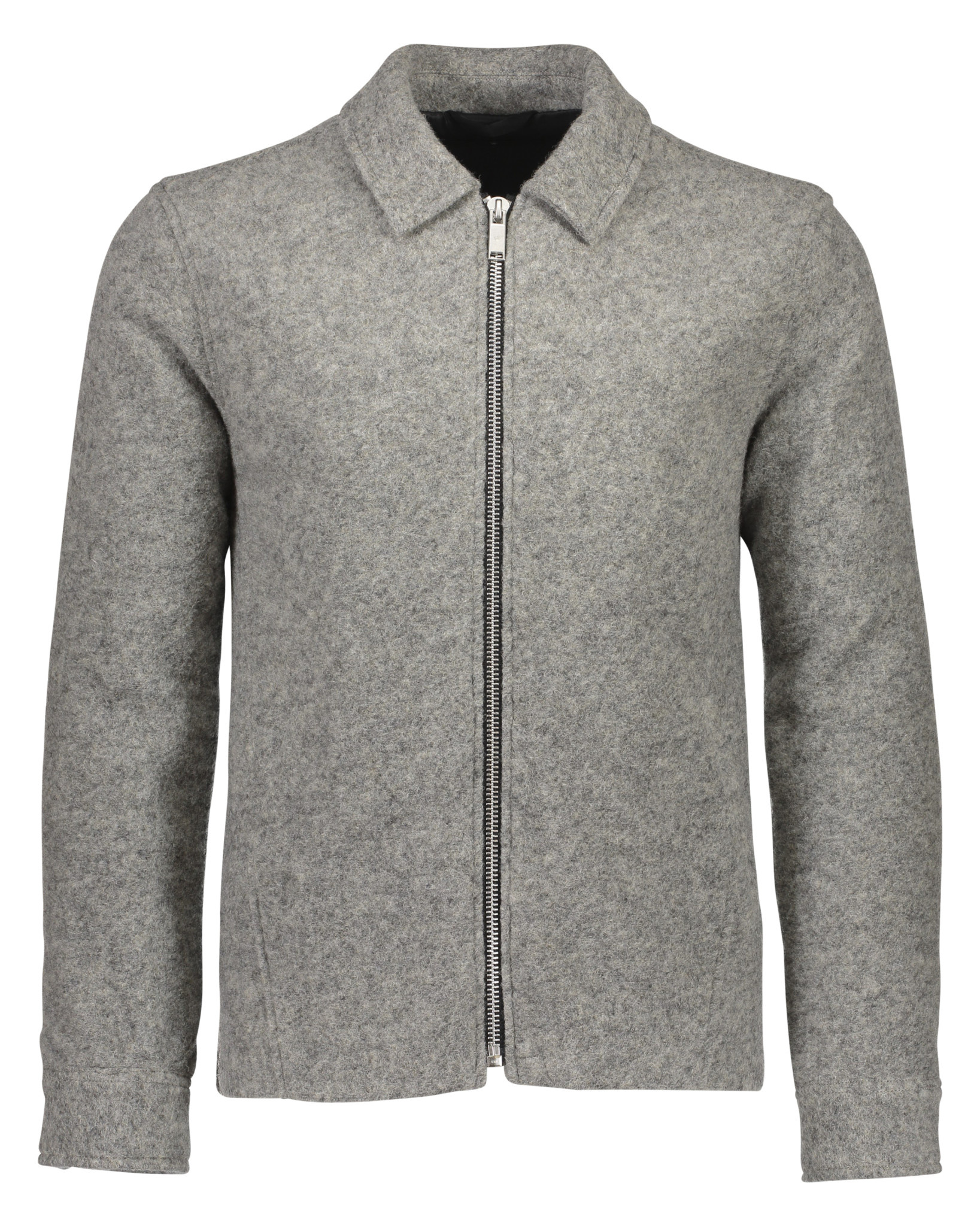 Boiled Wool Zip Through Jacket Style: 60-35515US - LINDBERGH