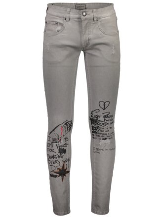 Slim Fit Jeans Printed