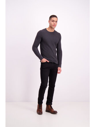 Cotton Knit W. O-Neck L/S